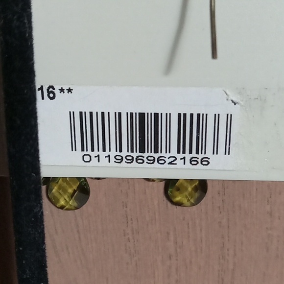 Earrings Metal Green Dangly Beads 1928® Brand - Picture 4 of 7